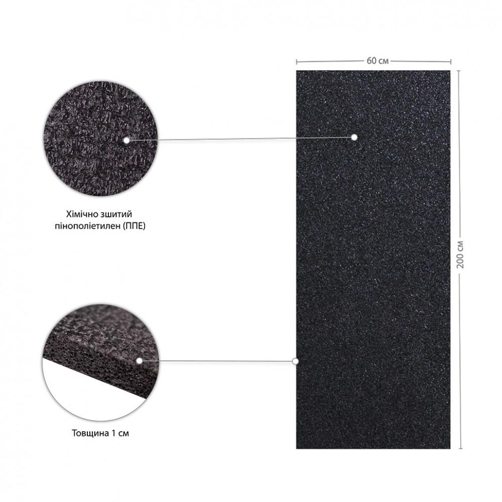 Каремат туристический IVN 200х60х1 см Серый (SP-7247MG) - фото 2