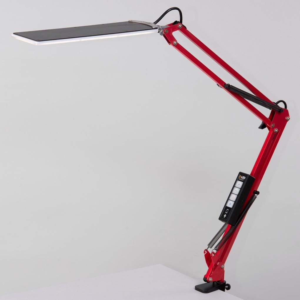 Настольная лампа светодиодная X-LED с функцией Power Bank 20 Вт Красный (25453291) - фото 1