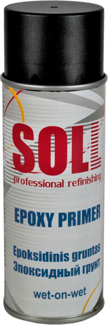 Грунт-спрей эпоксидный SOLL Epoxy Primer 1K 400 мл Черный (S700029B)
