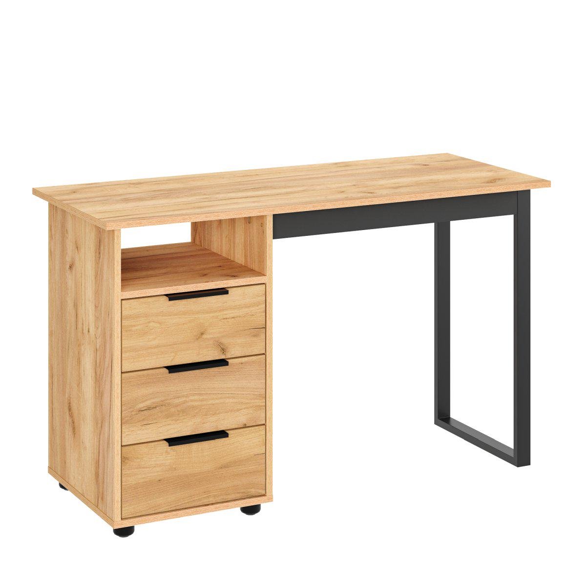 Стіл письмовий Компаніт Лофт-8 120х50х72,8 см Дуб сонома (25264038) - фото 3 Стіл письмовий Компаніт Лофт-8 120х50х72,8 см Дуб сонома (25264038) - фото 3