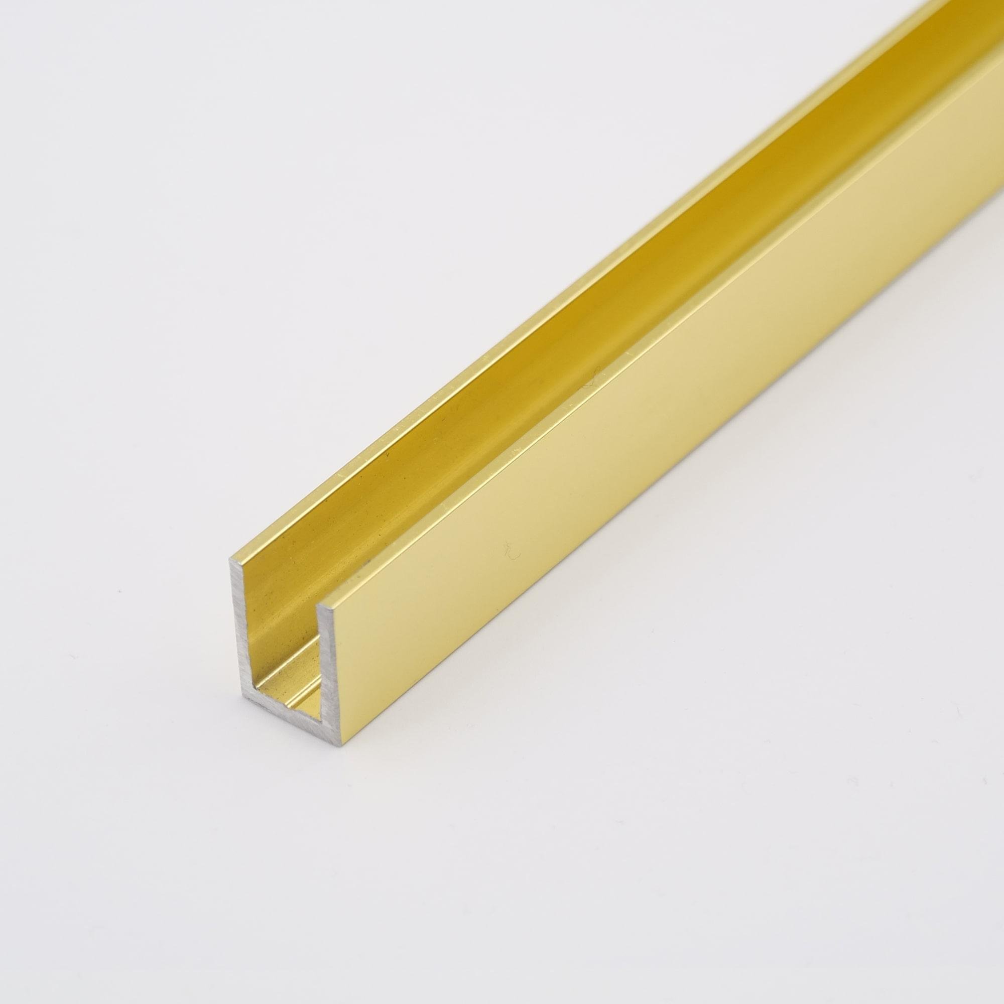 Профиль для душевой кабины для стекла толщиной 8 мм материал алюминий профиль 1000 мм Золотой Профиль для душевой кабины для стекла толщиной 8 мм материал алюминий профиль 1000 мм Золотой
