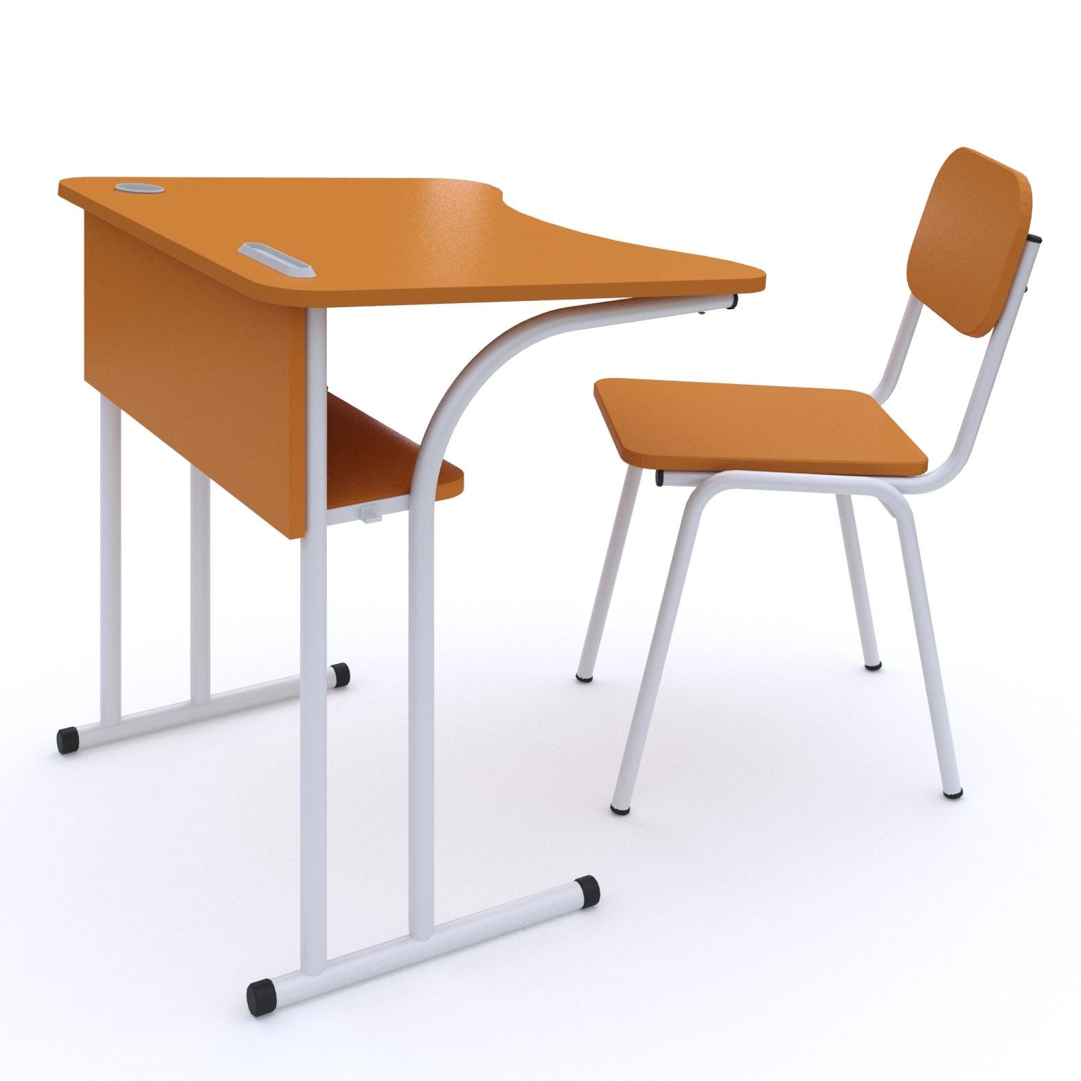 Комплект меблі парта/стул Loft Details P700 Помаранчевий - фото 3 Комплект меблі парта/стул Loft Details P700 Помаранчевий - фото 3