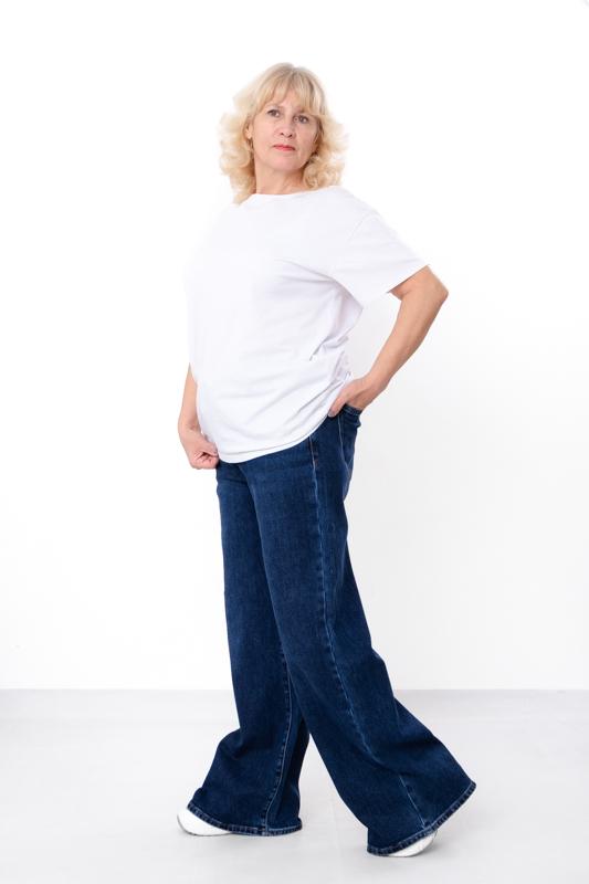 Джинси жіночі батал демісезон Носи Своє р. 32 Синій (16521) - фото 4