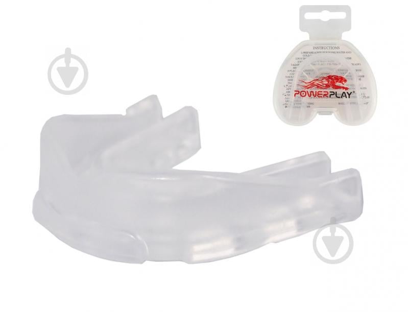 Капа боксерська PowerPlay 3307 SR Прозора (PP_3307_SR_Transparent)