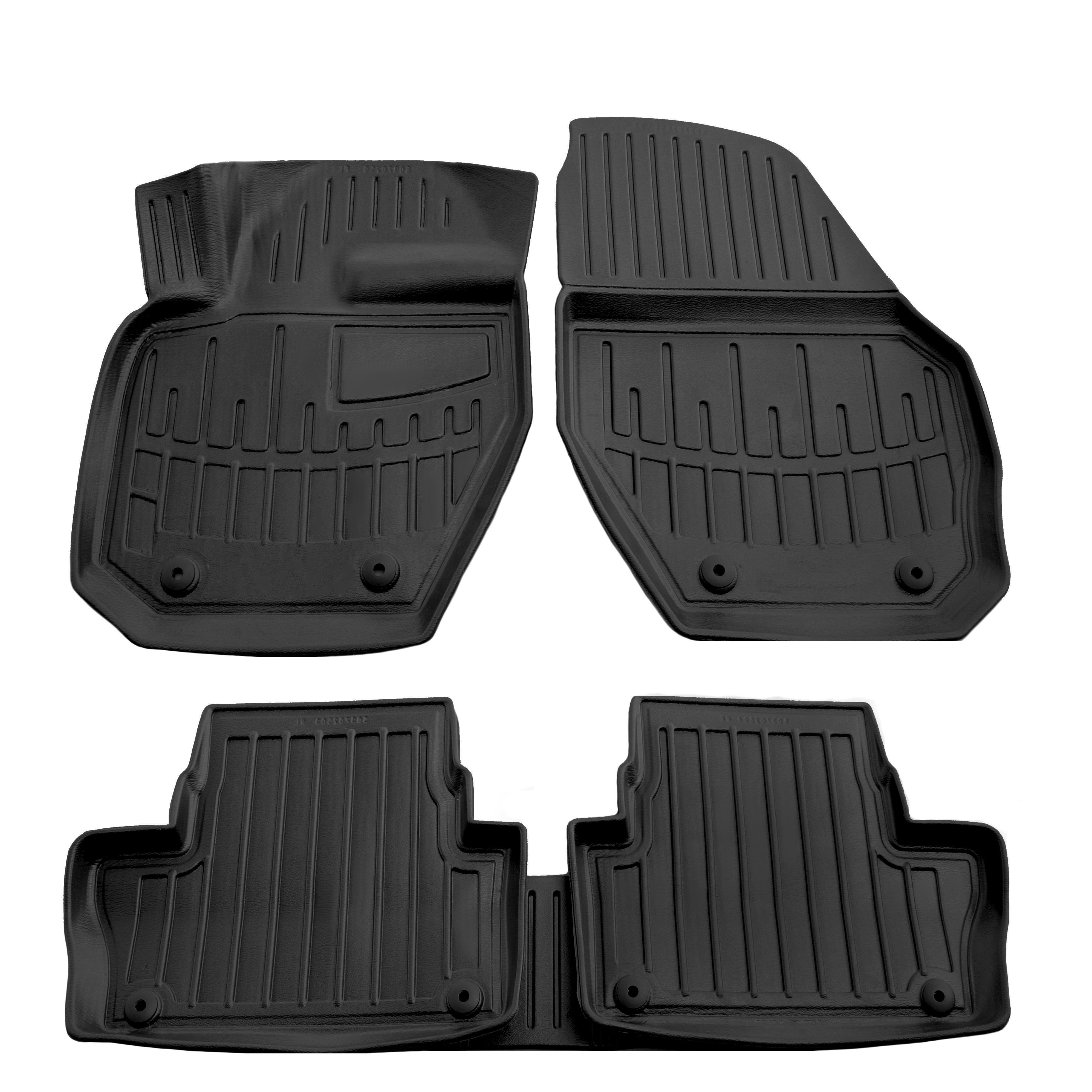 Коврики Stingray 3D для Volvo XC60 2009-2017 рр. полиуретан 5 шт. Черный (158679)
