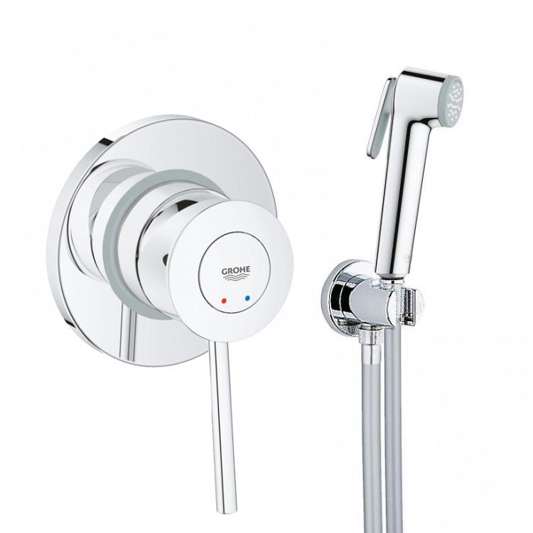 Смеситель для гигиенического душа Grohe BauClassic скрытый UA11104801 Хром (154136)