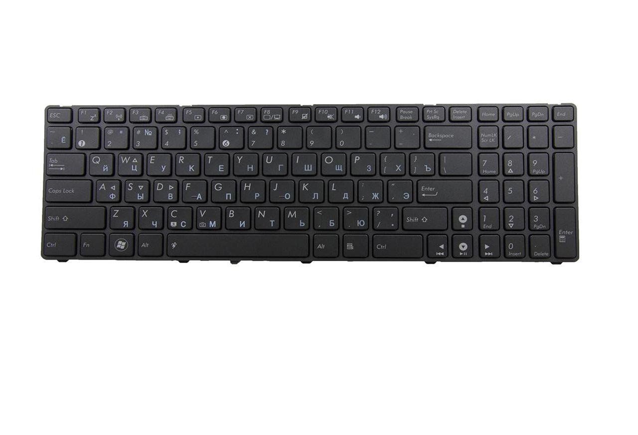 Клавиатура для ноутбука Asus K62 K62F матовая (04GNV91KRU00)