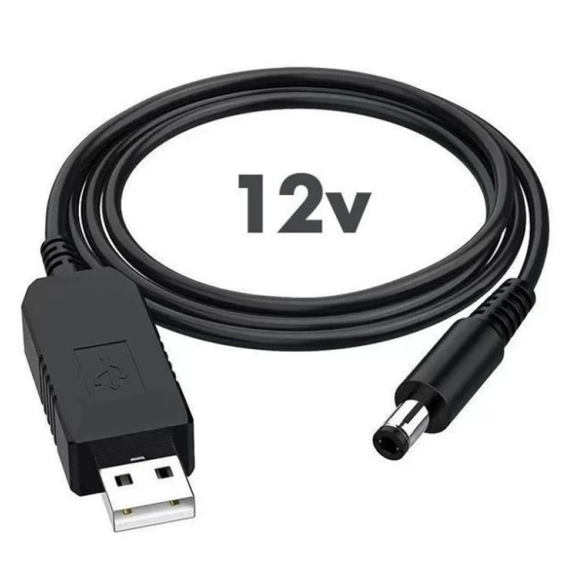 Кабель питания USB 5V-DC 12V для роутеров (21724850)