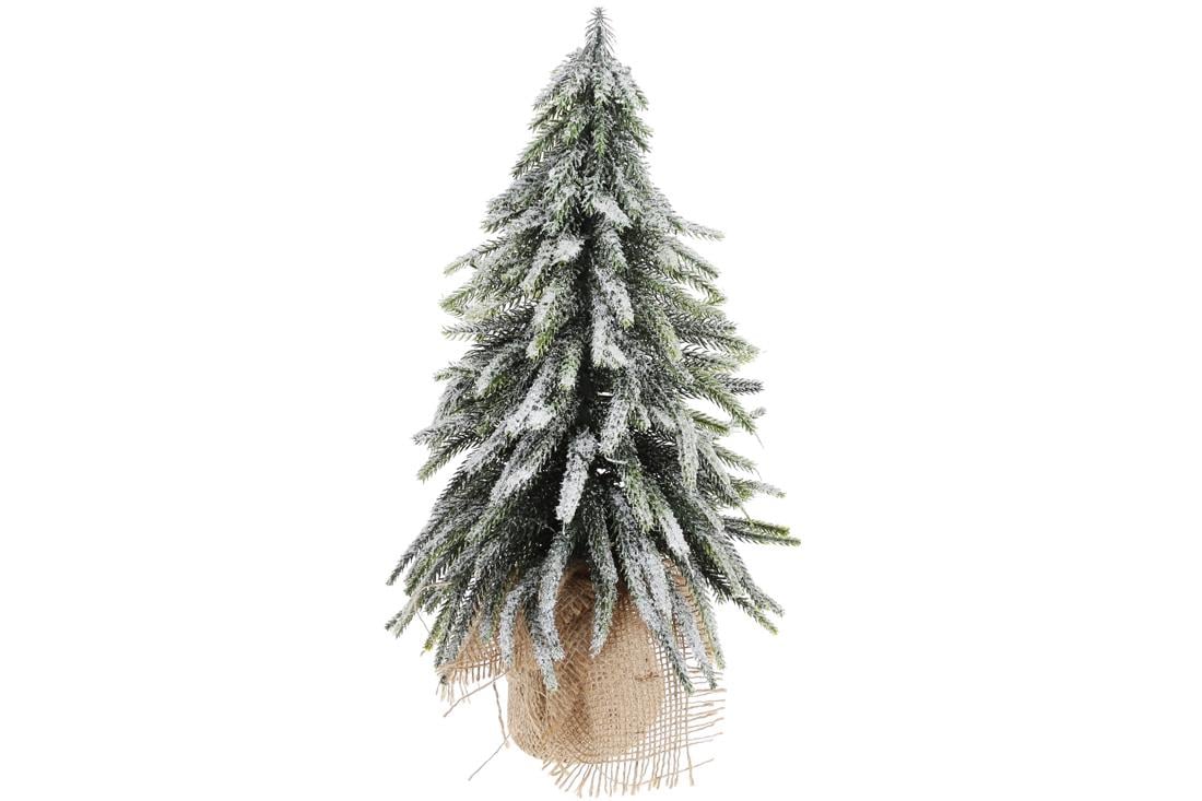 Елка декоративная Bonadi с покрытием лёд в джутовом мешочке 35 см (122-117) Елка декоративная Bonadi с покрытием лёд в джутовом мешочке 35 см (122-117)