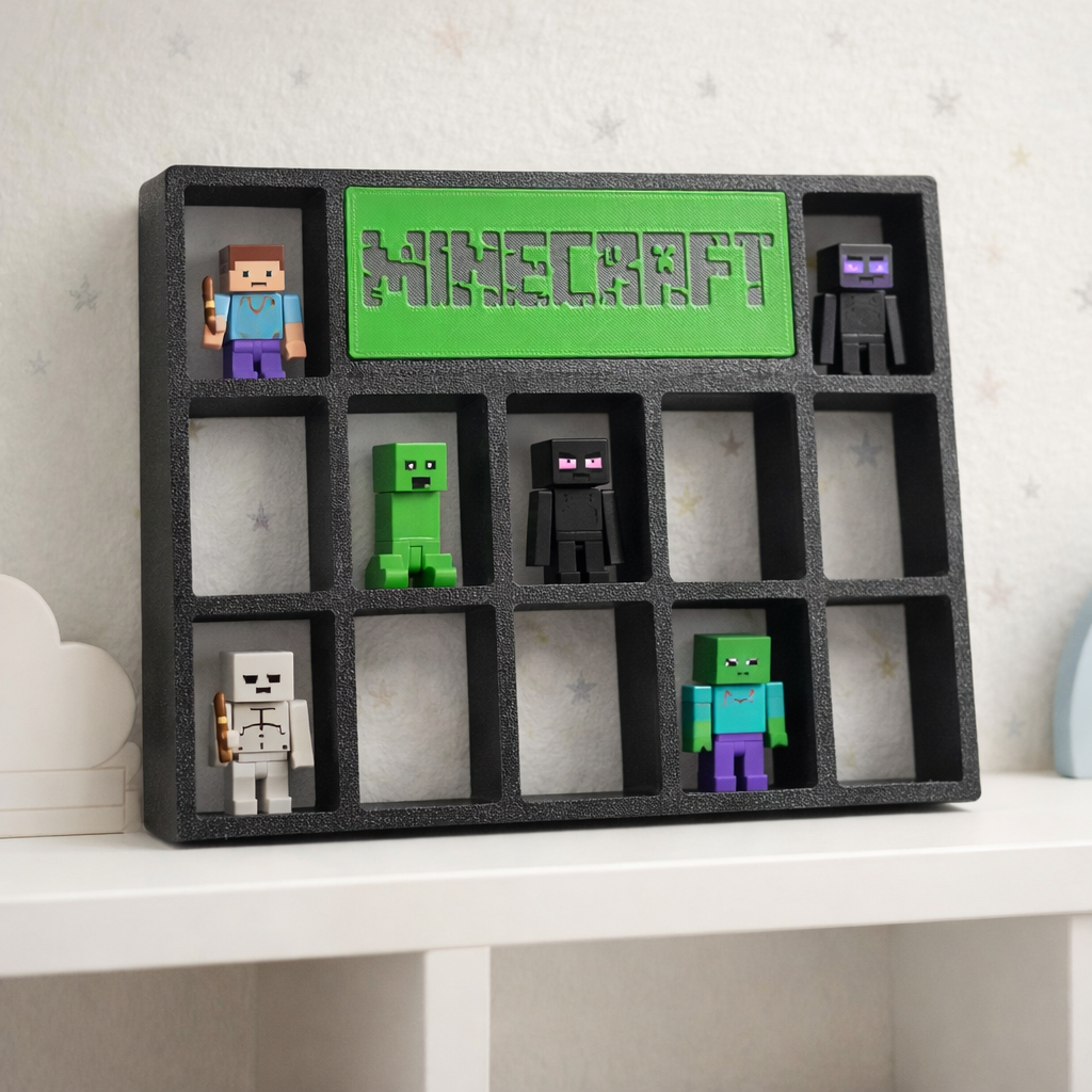 Подставка Minecraft для фигурок Kinder Joy