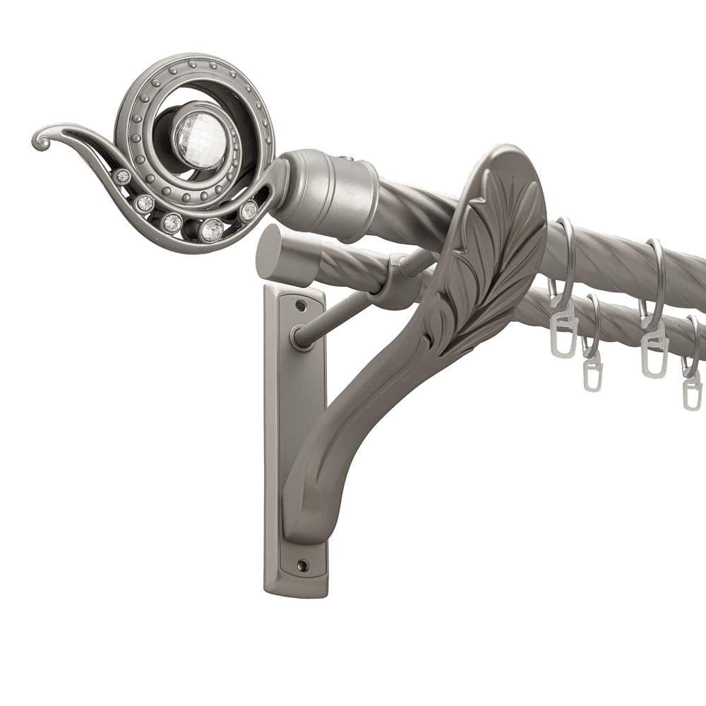 Карниз Orvit Око Дракона металевий дворядний ретро скручена труба кільце металеве 25/19 мм 160 см Сатин (00-00016843) - фото 1 Карниз Orvit Око Дракона металевий дворядний ретро скручена труба кільце металеве 25/19 мм 160 см Сатин (00-00016843) - фото 1