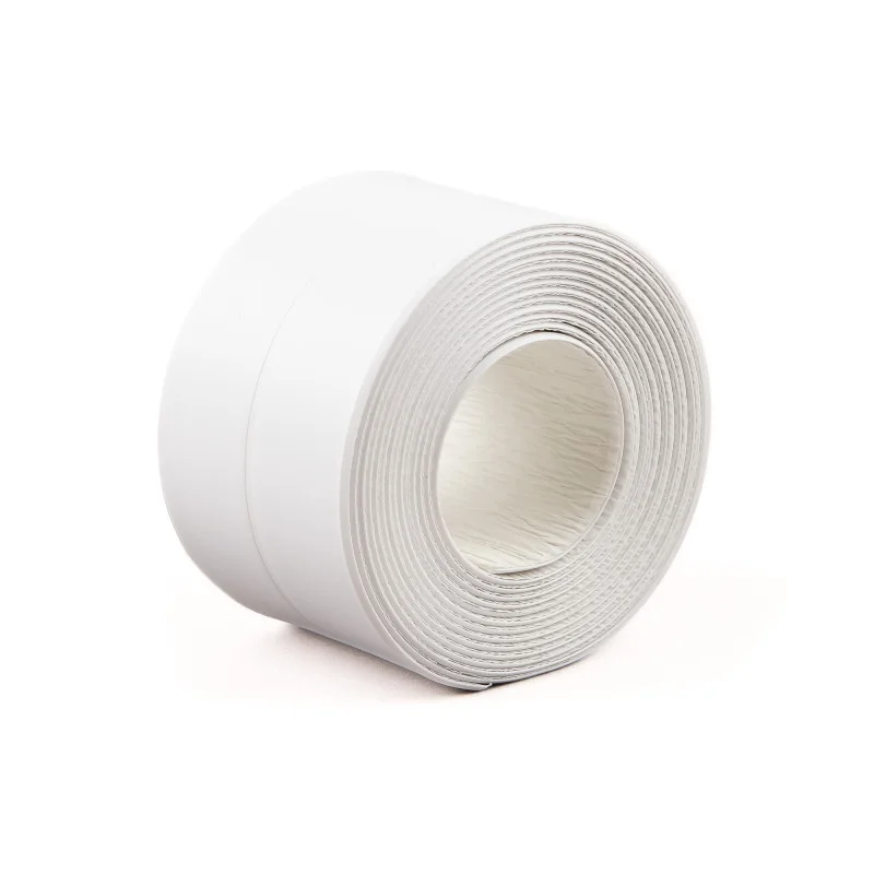 Бордюрна стрічка для ванної герметизуюча Polax 62 мм х 3,2 м Білий (45-003)