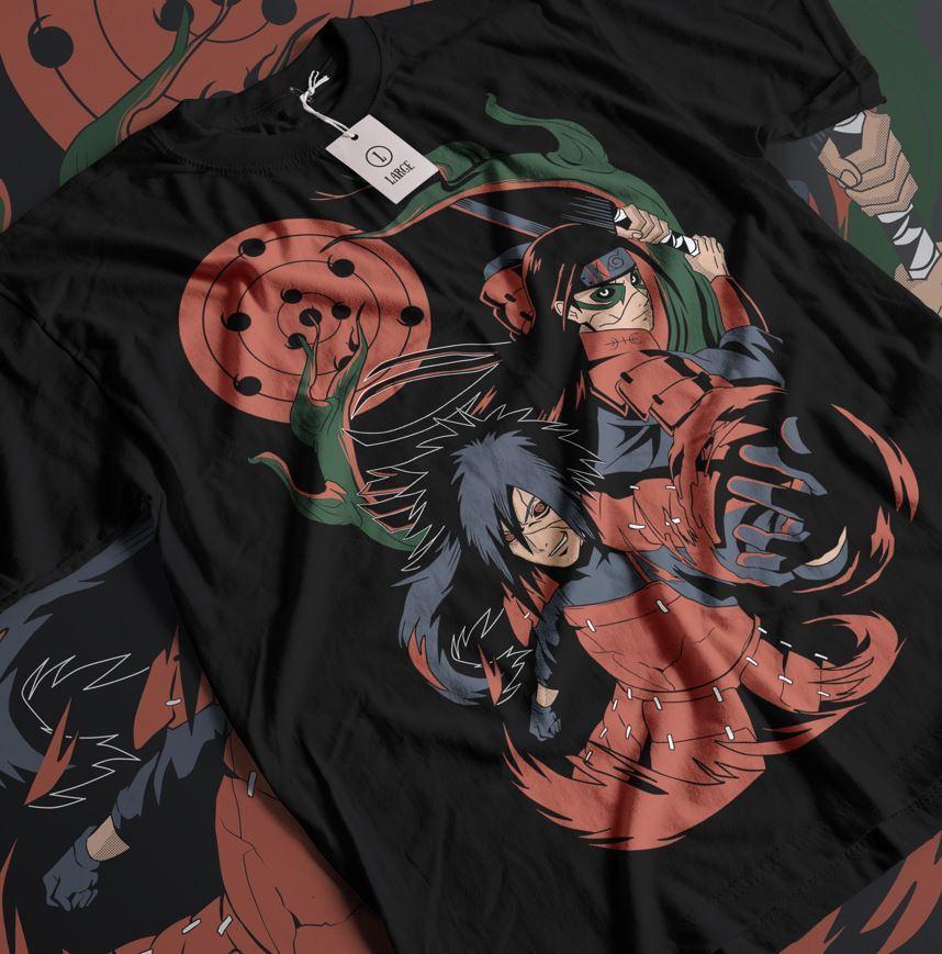 Футболка мужская Наруто OS Черный (AnimeJ0836)