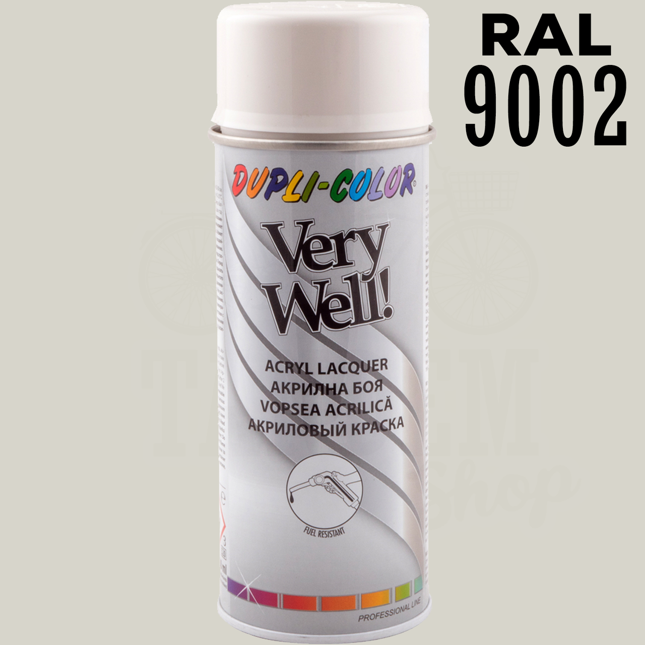 Аэрозольная краска эмаль акриловая универсальная Dupli Color Very Well 400 мл Светло-серый (RAL 9002) - фото 2 Аэрозольная краска эмаль акриловая универсальная Dupli Color Very Well 400 мл Светло-серый (RAL 9002) - фото 2