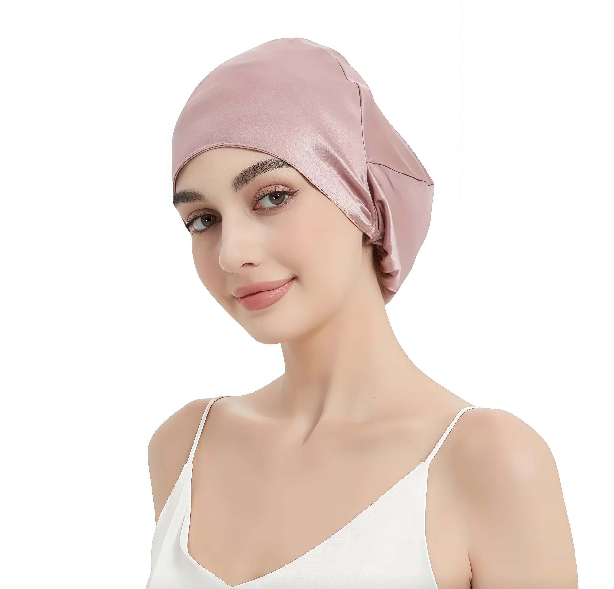 Шапочка шелковая ночная для сохранения прически Античная роза (2239825)