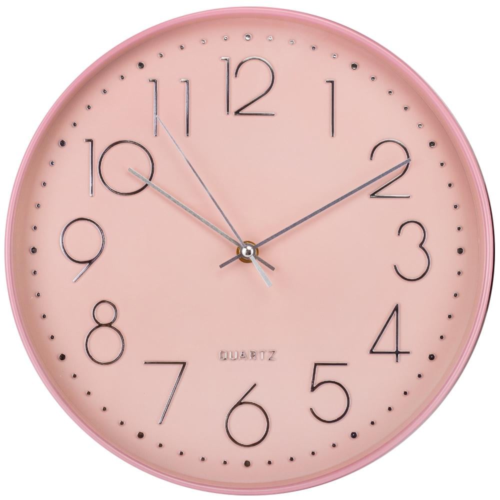 Часы Elisey Модерн 30 см Розовый (2005-118)