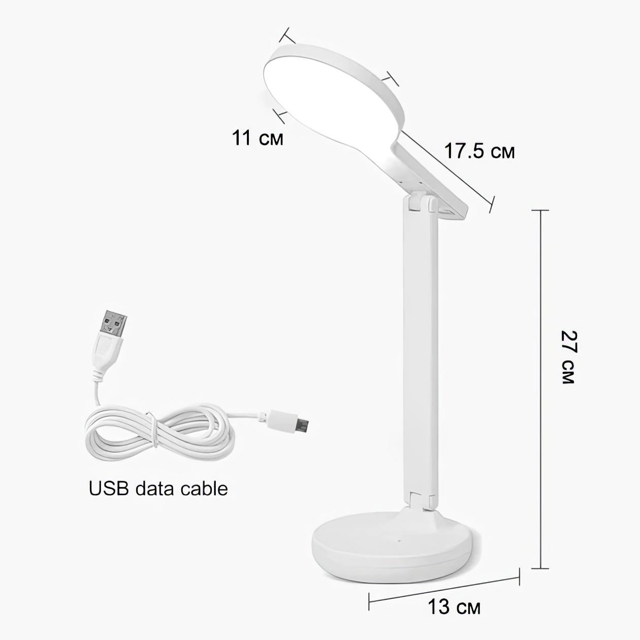 Лампа настольная Desk Lamp BL 3201 Белый (1010445) - фото 4