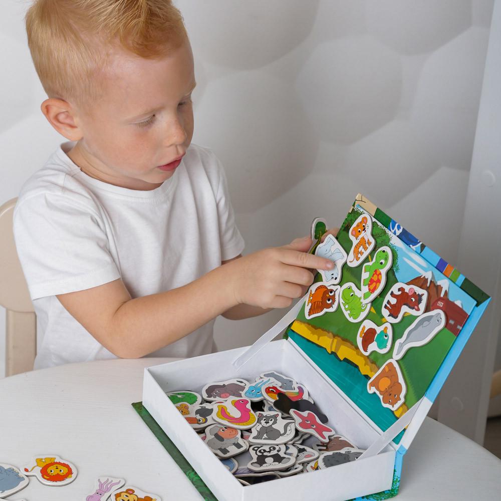 Набір магнітів Magdum Магнітна історія Тварини 71 шт. (ML4032-01 EN) - фото 7