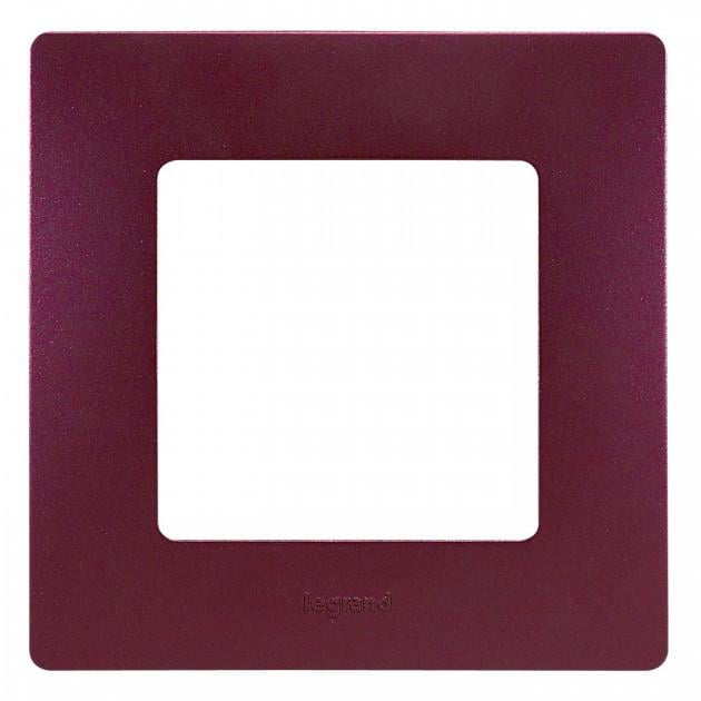 Рамка 1 пост Legrand 672561 Etika пластик Сливовый (11562161)