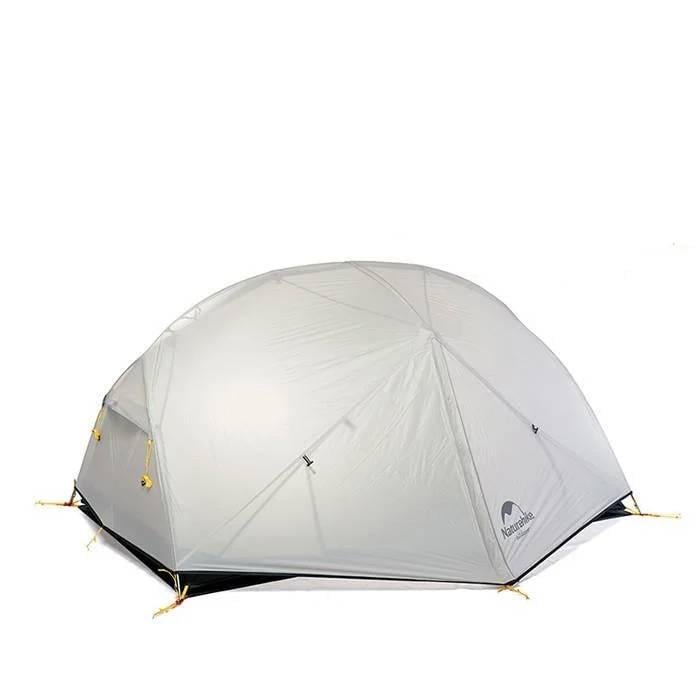 Палатка для кемпинга Naturehike Mongar 20D модель NH17T007-M двухместная Серый