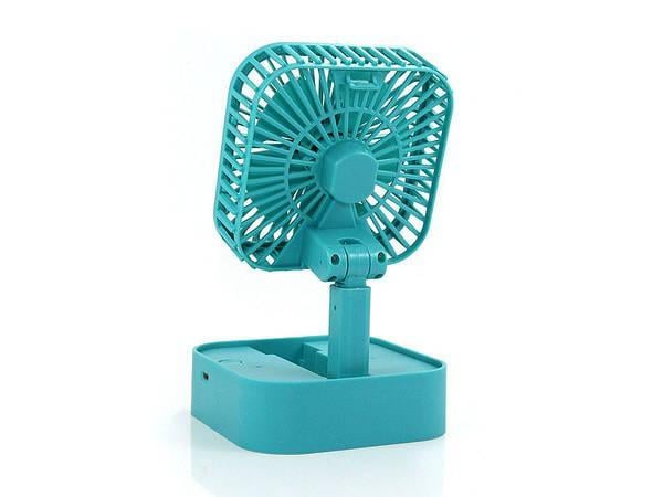 Вентилятор настільний Mini Fan JY-1129 USB Блакитний