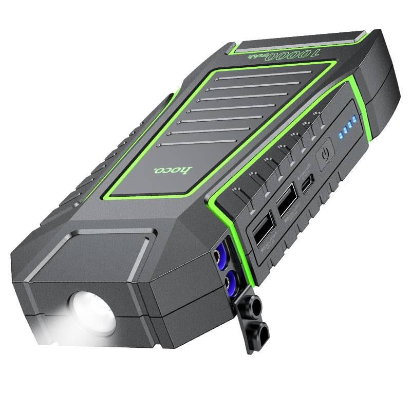 Пусковий прилад для акумулятора автомобіля JUMP STARTER Hoco QS1 Power Bank 10000 mAh Box