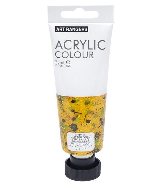 Краска акриловая ART RANGER 75 мл Glitter gold