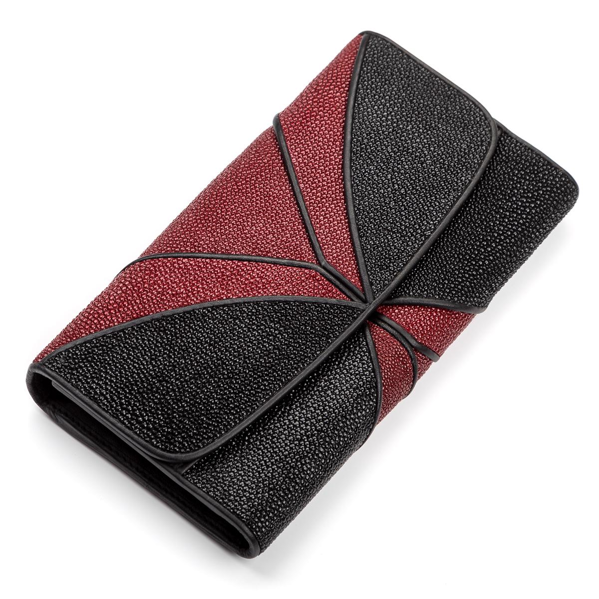 Кошелек женский Stingray leather 18094 кожа Черный