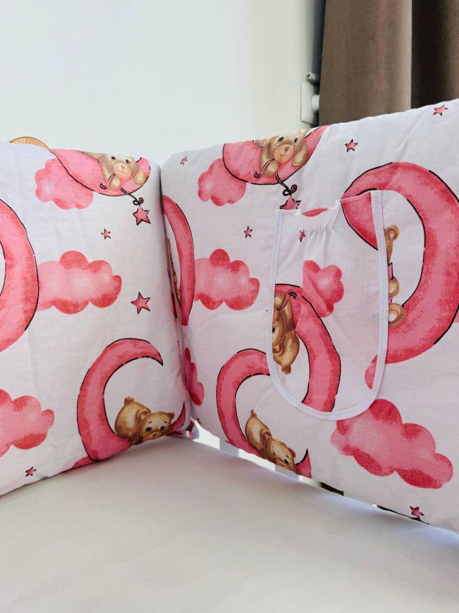 Защита для бортиков для детской кроватки сплошная 4 стороны 120x60x37 см (825) - фото 2 Защита для бортиков для детской кроватки сплошная 4 стороны 120x60x37 см (825) - фото 2