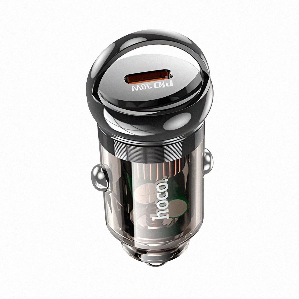 Зарядное устройство автомобильное Hoco Z53 PD 30W Type-C с кабелем Type-C-Lightning (28091890)