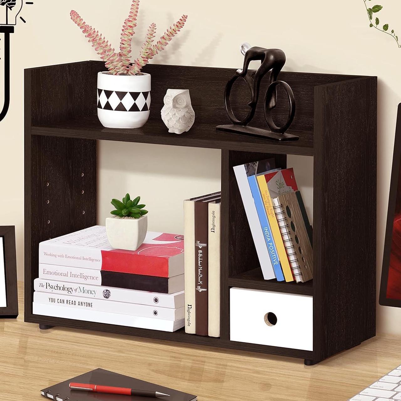 Полка-надстройка настольная из дерева Верисол мокко (АКД-006210)