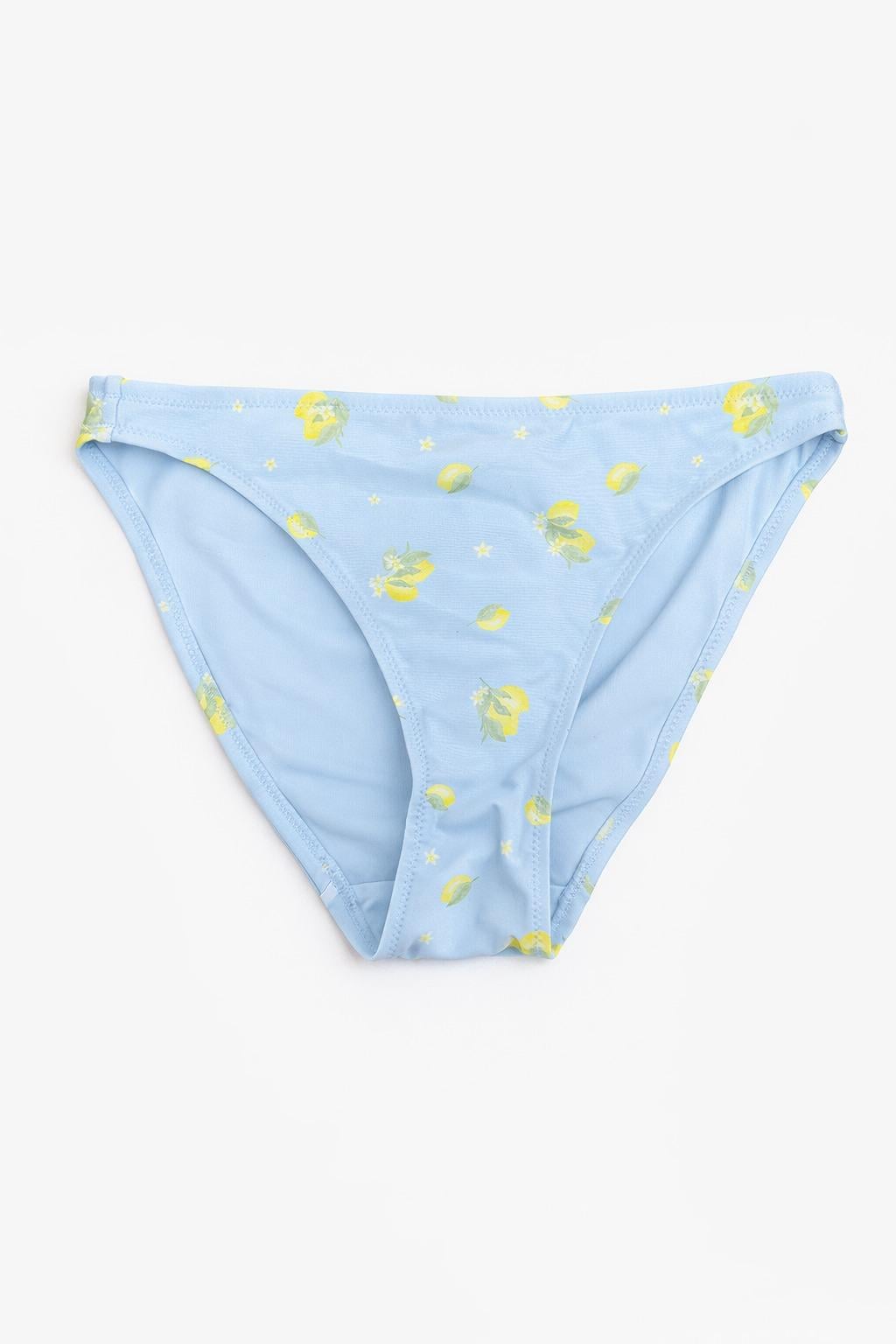 Купальные трусики H&M 9874444 122-128 см Голубой лимоны