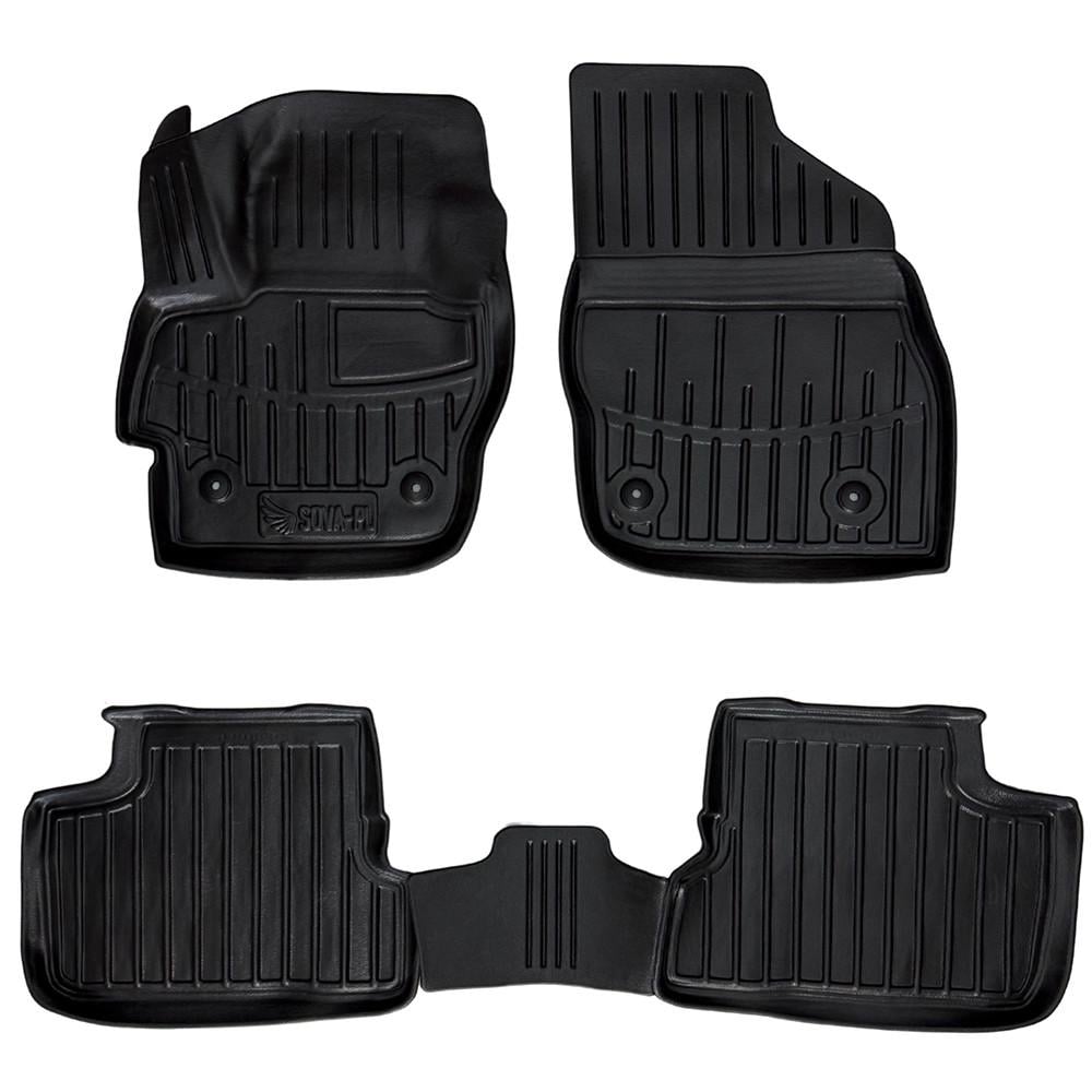 Коврики в салон SOVA-PL для Mazda 3 BL 2008-2013 резиновые 4 шт. Черный (28800572)
