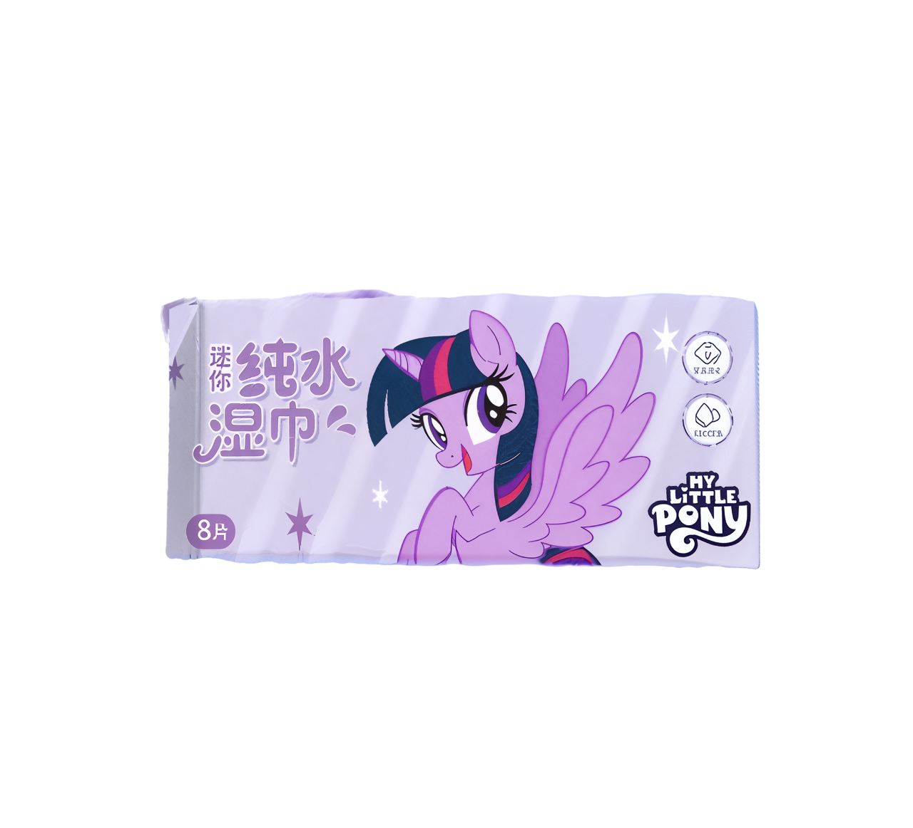 Салфетки влажные мини Твайлайт Спаркл My Little Pony без спирта и запаха 8 шт. (0613)