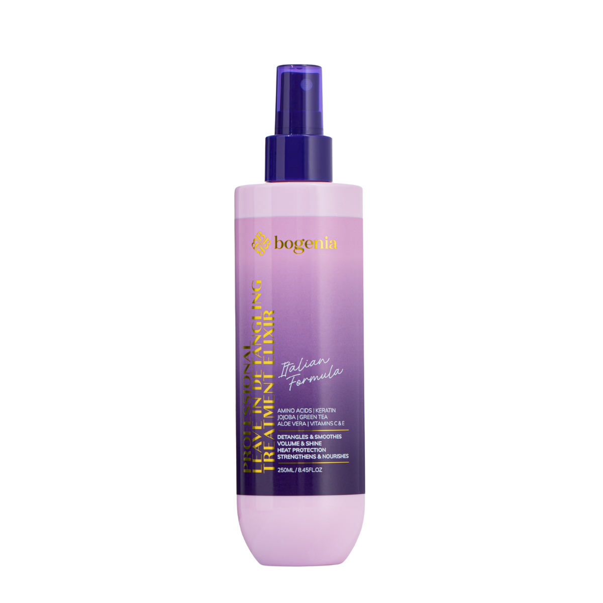 Спрей-еліксир для волосся незмивний Bogenia Professional Leave-in Detangling Treatment Elixir 250 мл (BG446.001)