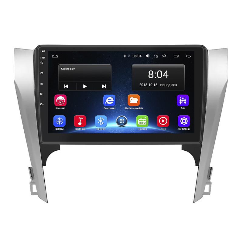 Автомагнітола штатна Lesko Android/GPS/Wi-Fi для Toyota Camry VII XV50 2011-2014 2/32Gb 10" (1725877151)