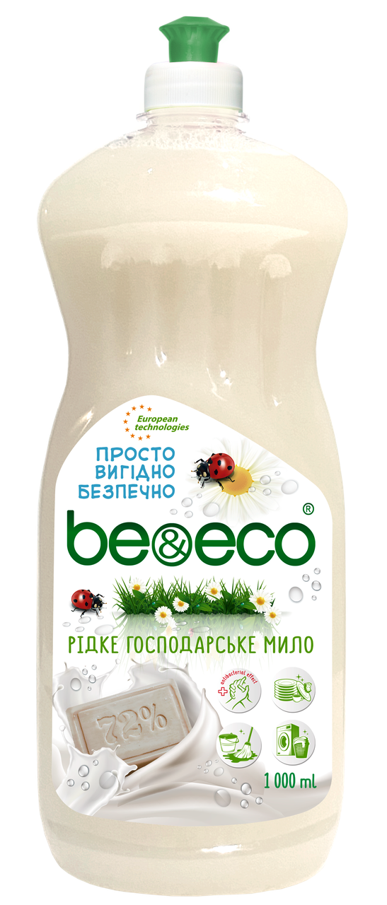 Мыло хозяйственное Be&Eco 1000 мл