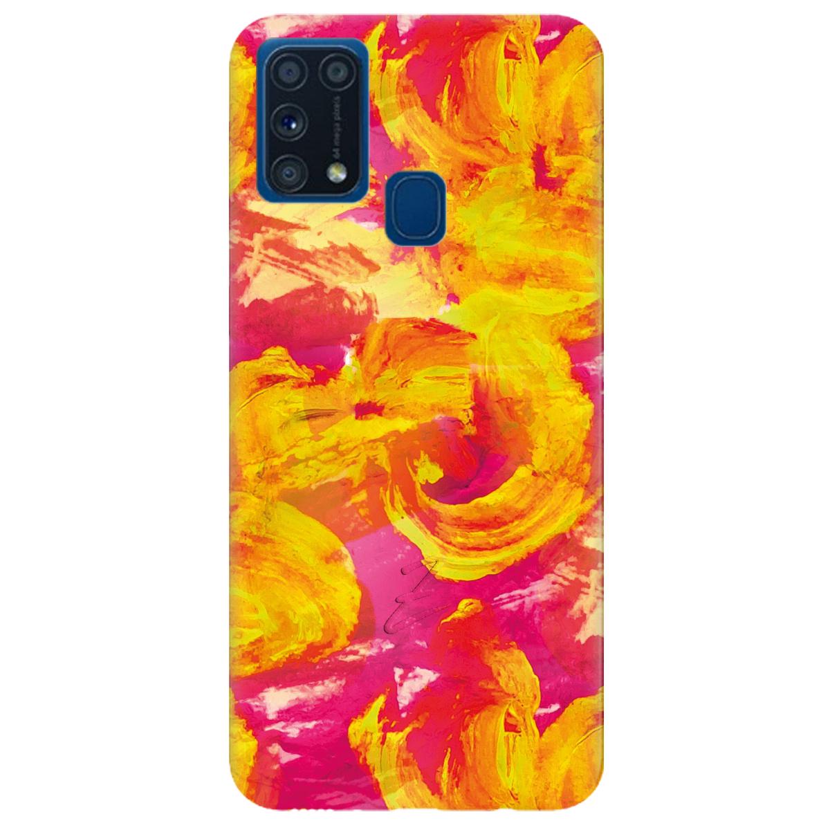 Силиконовый чехол Zorrov для Samsung Galaxy M31 - Ponche de frutas (14190040005097023) - фото 1