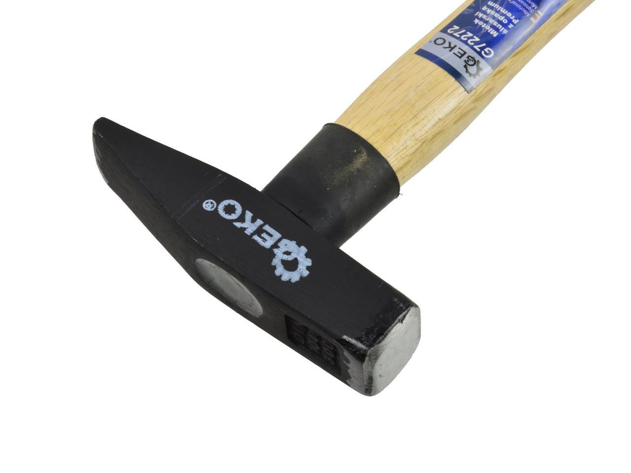 Молоток слюсара GeKo premium з дерев'яною ручкою 0,3 кг (G72272) - фото 2 Молоток слюсара GeKo premium з дерев'яною ручкою 0,3 кг (G72272) - фото 2