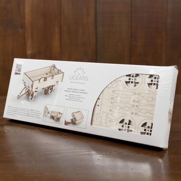 3D пазл механический UGEARS «Прицеп» - фото 8 3D пазл механический UGEARS «Прицеп» - фото 8