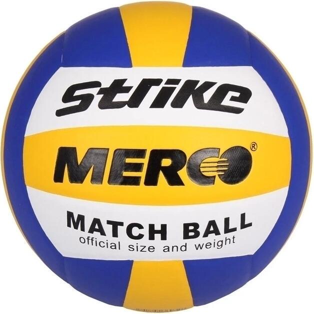 Волейбольный мяч Merco STRIKE р. 5 Сине-желто-белый (ID36932)