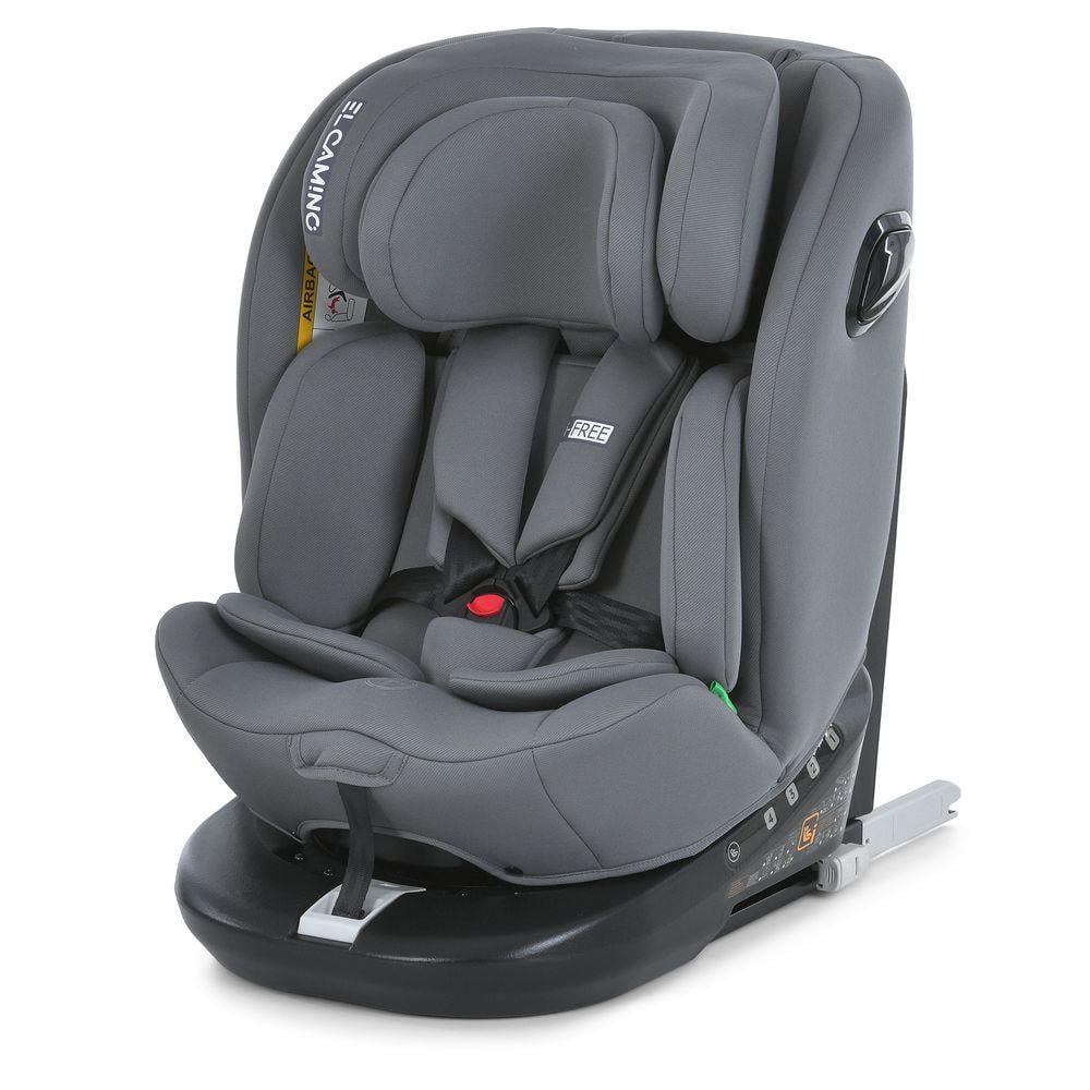 Автокресло детское El Camino i-Free i-Size R129, фаза 1,2 40-150 см top tether isofix (ME 1187 Shadow Gray)