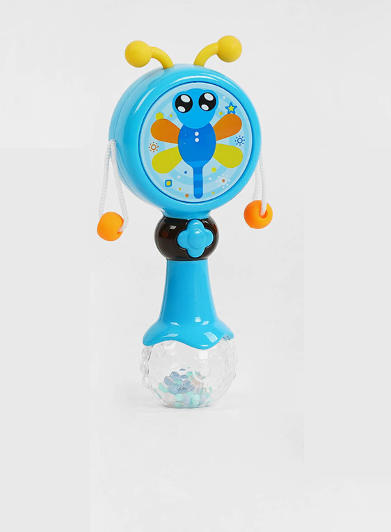 Погремушка Bambi 6 режимов на батарейках Голубой (HE 0514/515) Погремушка Bambi 6 режимов на батарейках Голубой (HE 0514/515)