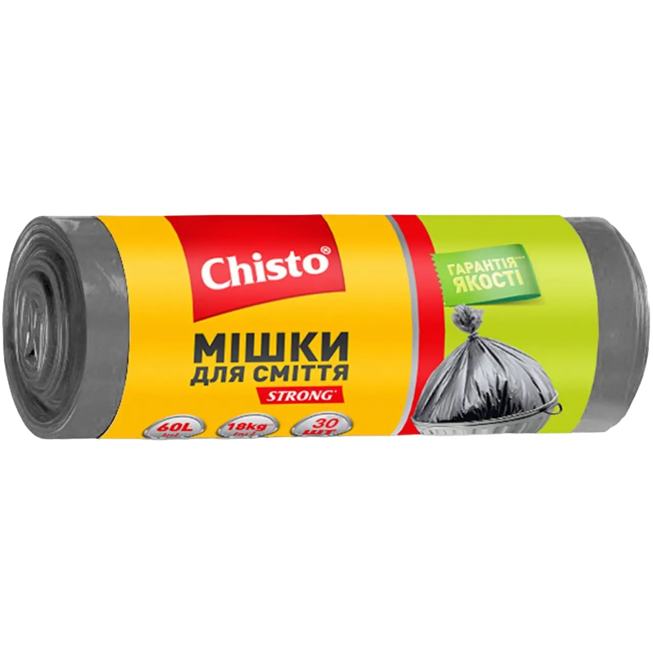 Пакеты для мусора Chisto Strong 60 л 30 шт. - фото 1