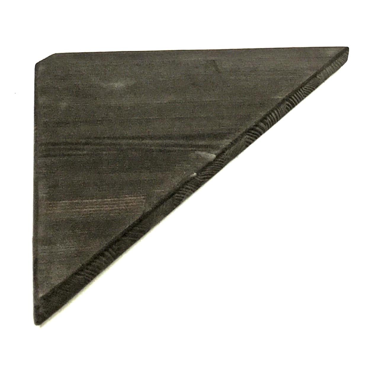 Полка настенная угловая из дерева Пунта 25 Мокко (УНП-250410)