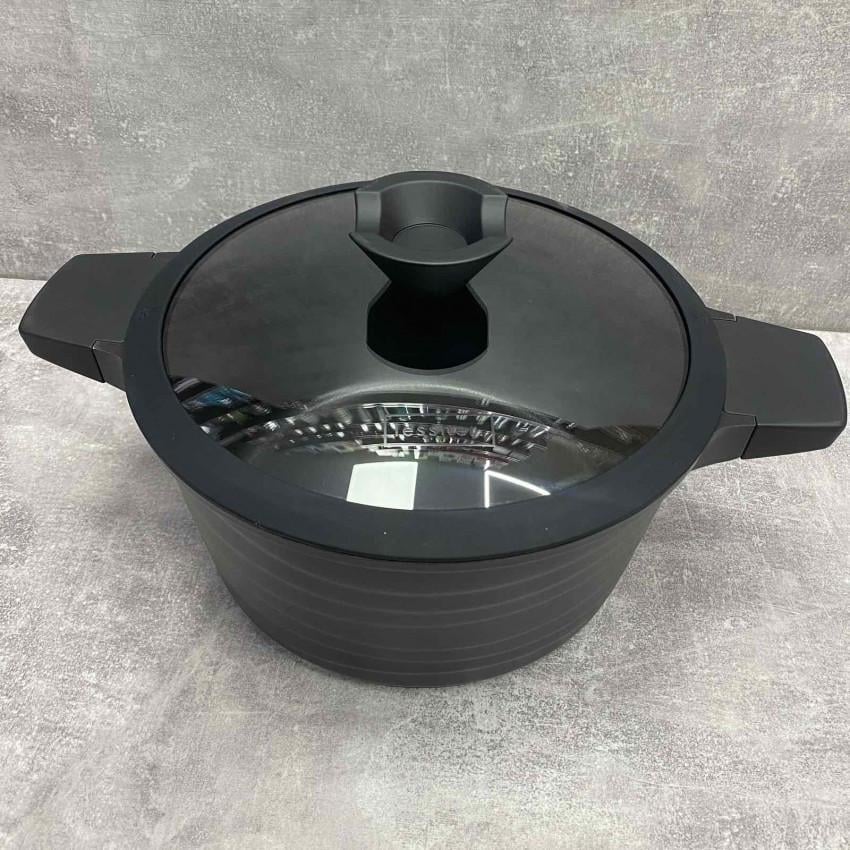Каструля з кришкою Lessner Pro New 4,7 л Black (55872-24) - фото 6 Каструля з кришкою Lessner Pro New 4,7 л Black (55872-24) - фото 6
