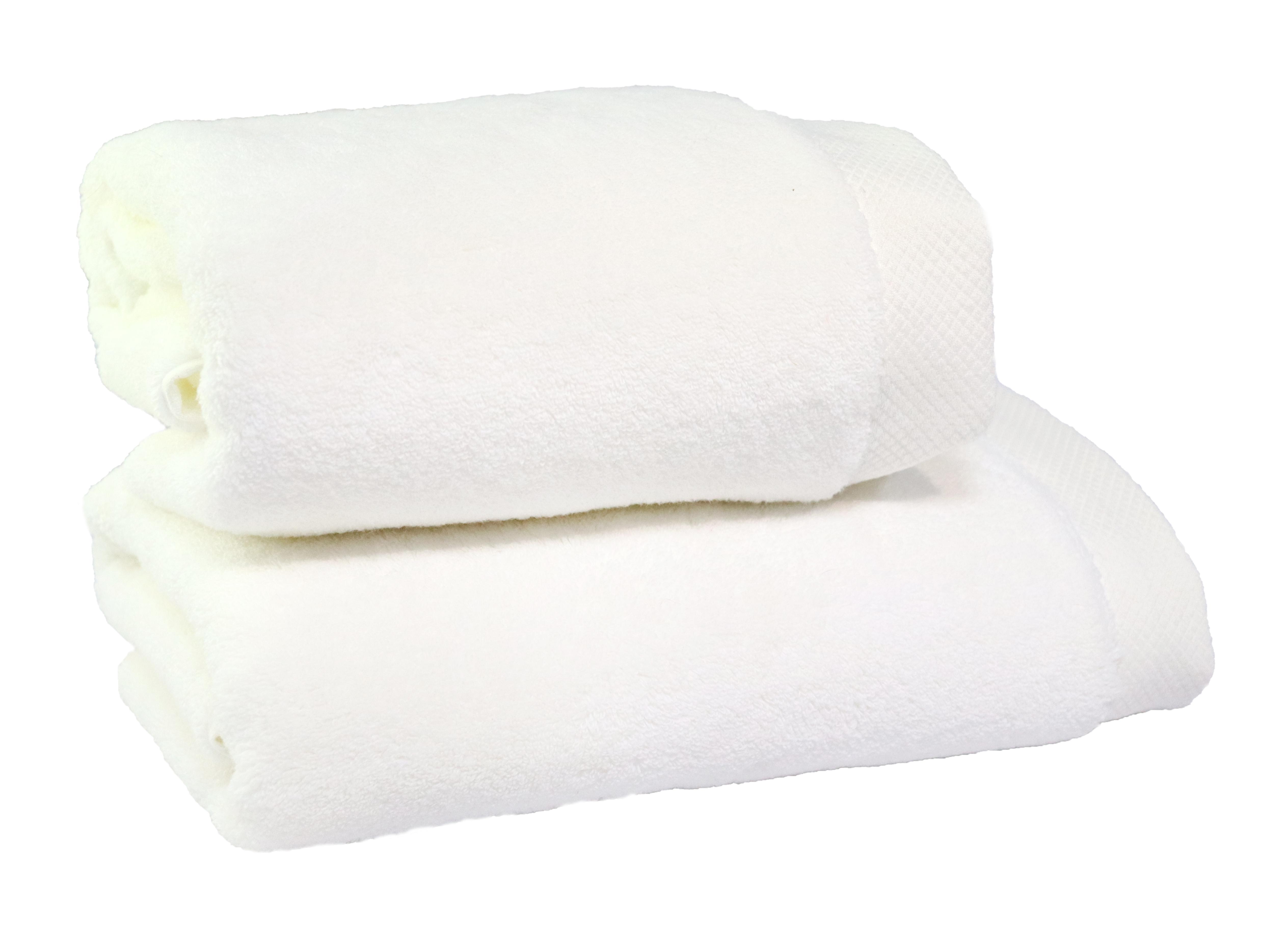 Рушник Lubow Microcotton 70х140 см 550 г/м2 Білий - фото 5