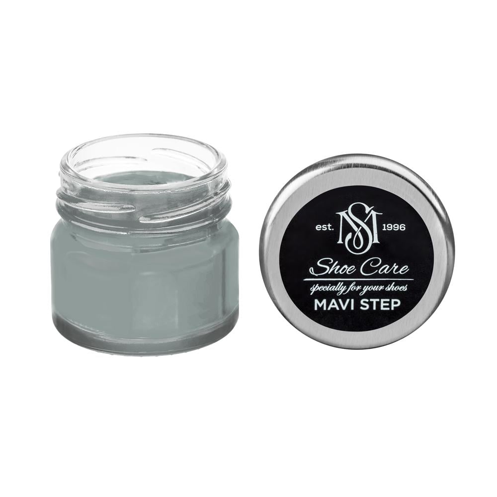 Крем для обуви из кожзама MAVI STEP Custom 25 мл Серый с серебристым (4005-B80G) - фото 1