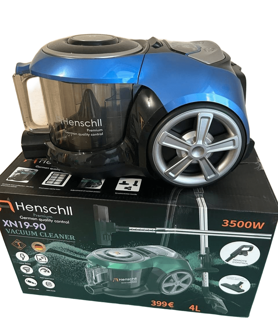Пилосос безмішковий Henschll XN19-90 з дистанційним керуванням на ручці 3500 Вт (XN19-90S) Пилосос безмішковий Henschll XN19-90 з дистанційним керуванням на ручці 3500 Вт (XN19-90S)