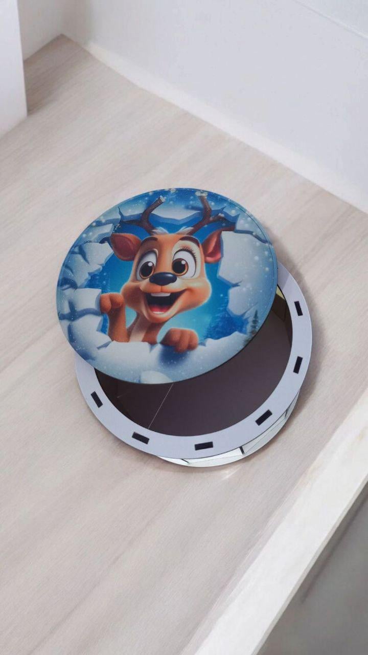 Подарочная коробка/бокс детям на Новый год деревянная для сладостей d 15 см (29404830) - фото 3 Подарочная коробка/бокс детям на Новый год деревянная для сладостей d 15 см (29404830) - фото 3